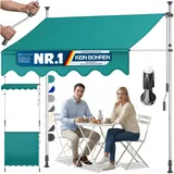 Kesser Klemmmarkise 400 cm grün/petrol