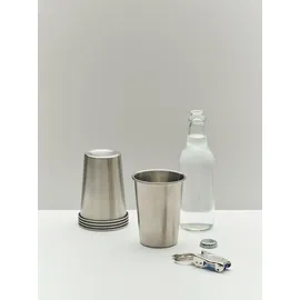 HAY Outdoor Market Stahlbecher 8,6 cm 2 St. Edelstahl