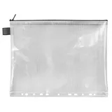 Veloflex Reißverschlussbeutel A4 transparent/schwarz 1 St.