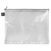Veloflex Reißverschlussbeutel A4 transparent/schwarz 1 St.