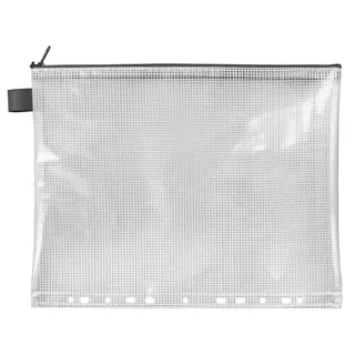 Veloflex Reißverschlussbeutel A4 transparent/schwarz 1 St.