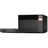 QNAP TS-673A Leergehäuse Schwarz
