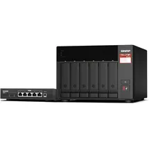 QNAP TS-673A Leergehäuse Schwarz