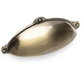 SO-TECH® Möbelgriff Muschelgriff ERIKA BA 64 mm - incl. Schrauben, incl. Schrauben