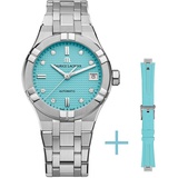MAURICE LACROIX Automatikuhr Aikon Date AI6006-SS00F-451-C, (Set, 2-tlg., mit Wechselband), limitierte Edition silberfarben