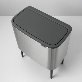 BRABANTIA Bo Touch Bin 34 l matt steel fingerprint proof