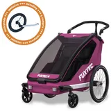 FUXTEC FX-FA1-SET-PURPUR Kinderanhänger lila