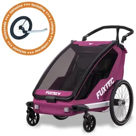 FUXTEC FX-FA1-SET-PURPUR Kinderanhänger lila
