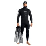 Seac Herren Royal 5 Mm Neopren Tauchanzug Für Freitauchen Latzhose Und Kapuzenjacke, Schwarz, M UK