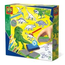 SES Creative SES 14919 Creative Dinosaurier-Stempelset Dinosaur Stempel-Set, Dinosaurier