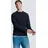 No Excess Rundhalspullover Blau XL