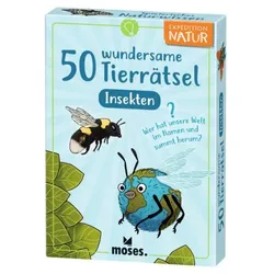 Moses Expedition Natur - 50 wundersame Tierrätsel - Insekten