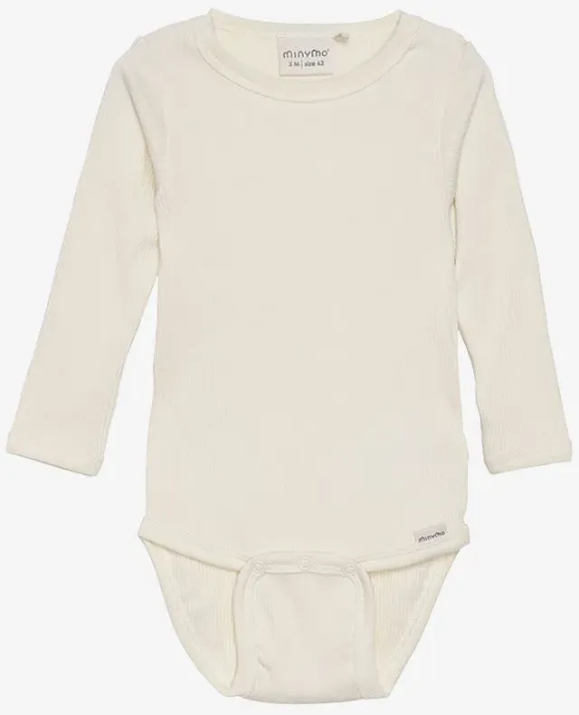 Minymo Body LS Rib seedpearl (242) 56