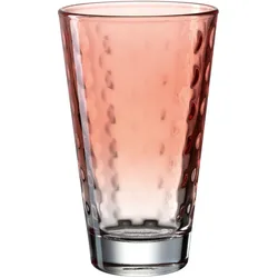 Longdrinkbecher LEONARDO OPTIC - rot