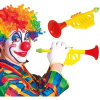 Fiestas Guirca Kostüm, Karnevalsinstrument Clown Trompete Buntes Musikinstrument Spaß Parade