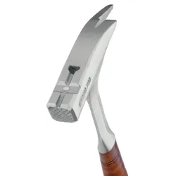 Picard Typ 790 Ganzstahl-Latthammer mit Ledergriff, geraute Bahn