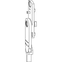 Winkhaus Duofunktionselement DFE-P, Pendelvariante, silber