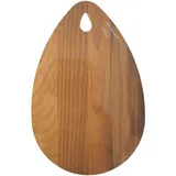 Fackelmann Ovales Schneidebrett, dunkle Buche 21 x 12 cm Fackelmann Wood Edition