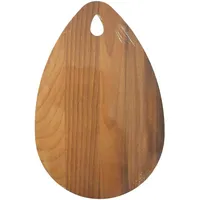 Fackelmann Ovales Schneidebrett, dunkle Buche 21 x 12 cm Fackelmann Wood Edition