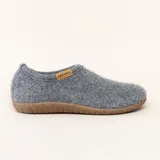 Gottstein Filz-Hausschuh Alpine Midcut RU für Damen & Herren Größe 42 | Farbe grey - grey - 42