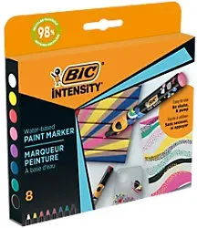BIC Permanenter Lackmarker Gemischt Mittelere Spitze Kegelförmig 2,3 mm 8 Stück