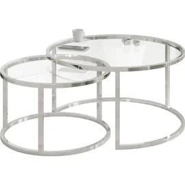 lookway Ciri Silber Glas 70 x 47 cm