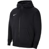 Nike Park 20 Fleece Kapuzenjacke Kinder Y Nk Flc Park20 Fz Hoodie Sweatshirt, Black/White, L/147-158 EU