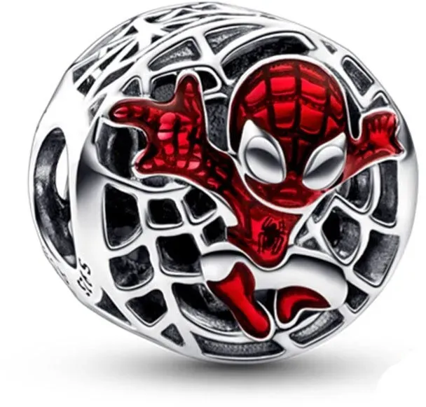 Marvel Charm Kollektion - Spider Man Spinnennetz