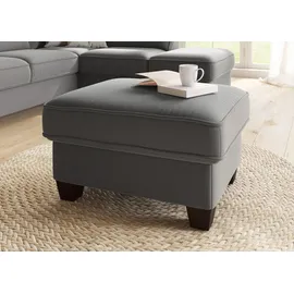 Home Affaire Hocker 1 Stk. Luxus-Microfaser 75 x 47 x 65 cm Grau