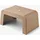 Liewood Hocker Bambus 23 x 18 x 36 cm Beige/Braun