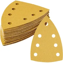 Stier Schleifblätter Universal Delta 100 x 150 / P120 / 7-Loch, 50 Stück