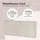 lycce Wandkissen Cord 100 x 40 cm Beige