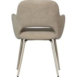 Woood Esszimmerstuhl Jenny Webstoff beige 2er Set