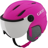 Giro Kinder Buzz Mips Visierhelm (Größe 52-55CM, pink)