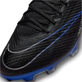 Nike Herren Zoom Vapor 15 Pro Fg Fußballschuh, Black Chrome Hyper Royal, 41