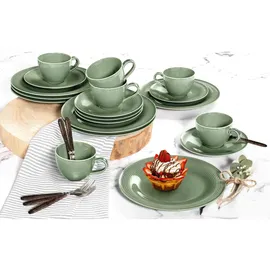 SELTMANN WEIDEN Beat Color Glaze Cappuccinotasse 0,35 l Salbeigrün 6 St.