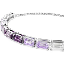 Swarovski Matrix Armband, Lila Silber 5707199 Größe ONE SIZE