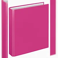 Veloflex Ringordner Basic, A5, pink, 2-D-Ring-Mechanik 25 mm,