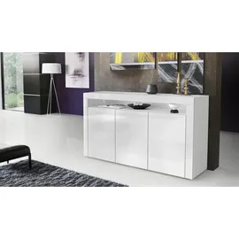 Vladon Sideboard 155 x 92 x 40 cm Weiß