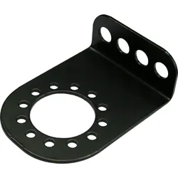 Uni Steckdosenhalter Metall lange Ausführung