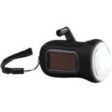 Pearl Dynamo-Taschenlampe mit Solarpanel, 3 LEDs, 0,4 Watt, 20 Lumen, Akku