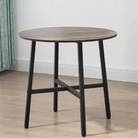 Homcom Ø 80 cm braun