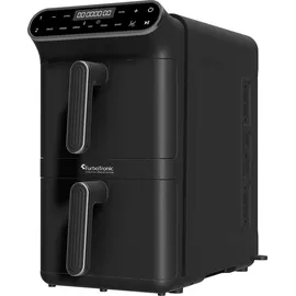 TURBO TRONIC TurboTronic Heißluftfritteuse XXL 11L schwarz