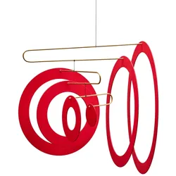 Flensted Mobiles - SuperSonic Mobile, rot