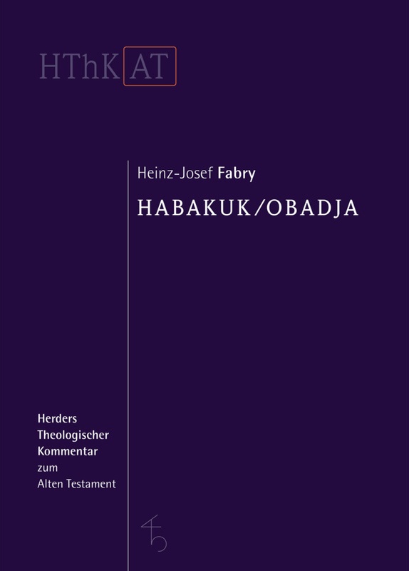 Obadja / Habakuk - Heinz-Josef Fabry, Gebunden