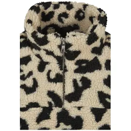URBAN CLASSICS Aop Sherpa Halbzippullover Sand Leo M