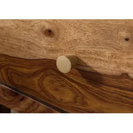 MASSIVMOEBEL24.DE Standregal 60 x 45 x 200 cm Braun