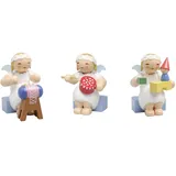 Wendt & Kühn Margeritenengel, sitzend, 3 Figuren