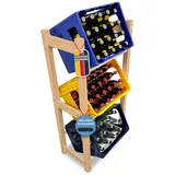 mein-regal Getränkekistenregal 53 x 31 x 108 cm Beige