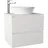 moebel17 Waschbeckenunterschrank Carmita Weiß B/H/T: ca. 60x53.8x49 cm, - Weiss